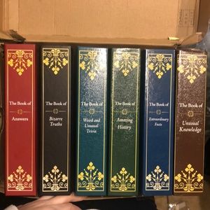 Set of Six interesting fact books.
